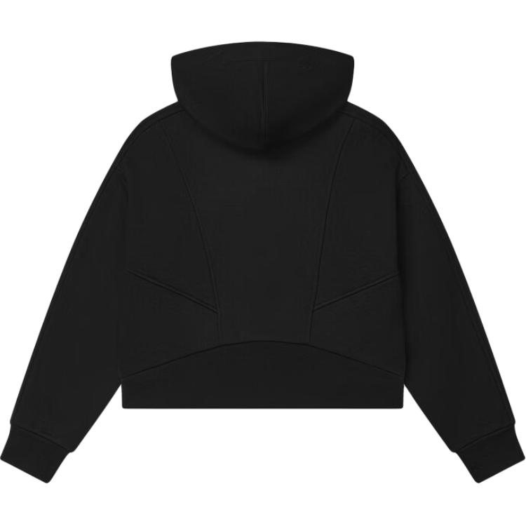 Fila Original Fashion Casual Full Zip Hoodie Sweatshirt Women Outerwear Black F51W449501F-BK