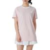 New Adidas BOYFRIEND Regular T Shirt Women's Light Pink/White JY7614