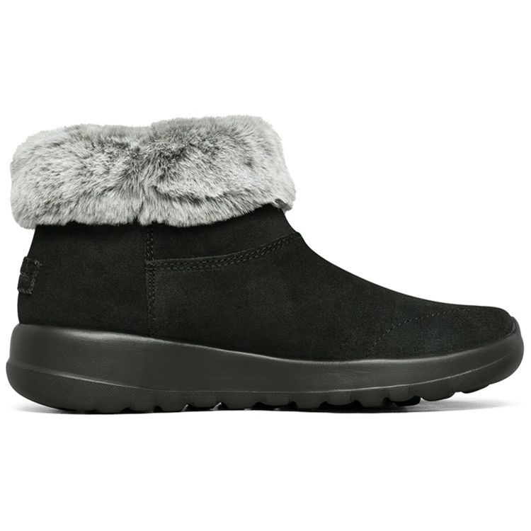 Skechers On The Go Joy Warmth And Comfort Short Snow Boots Women boots Black 144003-BKGY