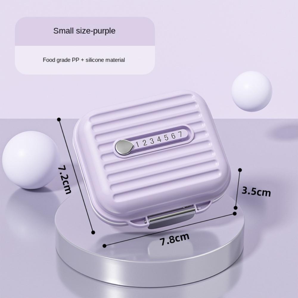 

High Quality Portable Weekly Pill Box Mini Moisture-proof 7 Compartments Vitamin Container Seal Pill Dispenser