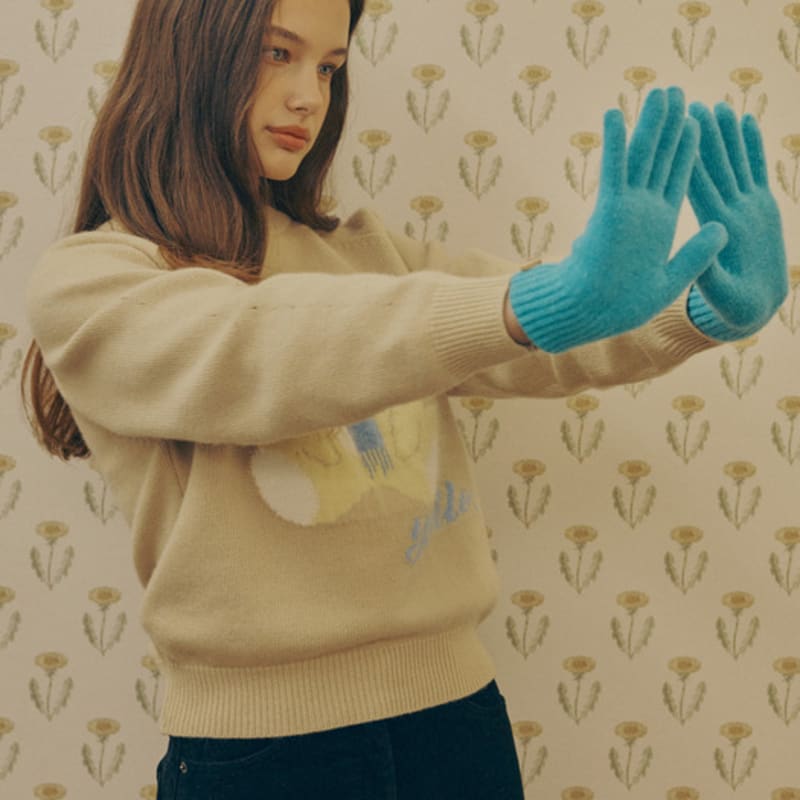 AMONG A WOODEN HEART WOOL GLOVES [5colors]