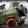 Large Size 1:18 Dongfeng Mengshi Car Model Toy Doors Opened Alloy Body Rubber Tires Military Off-Road Vehicles Gifts for Kids