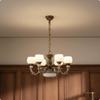 Dollhouse Overhead Lamp Alloy Material Chandelier Micro Scene Prop Vintage