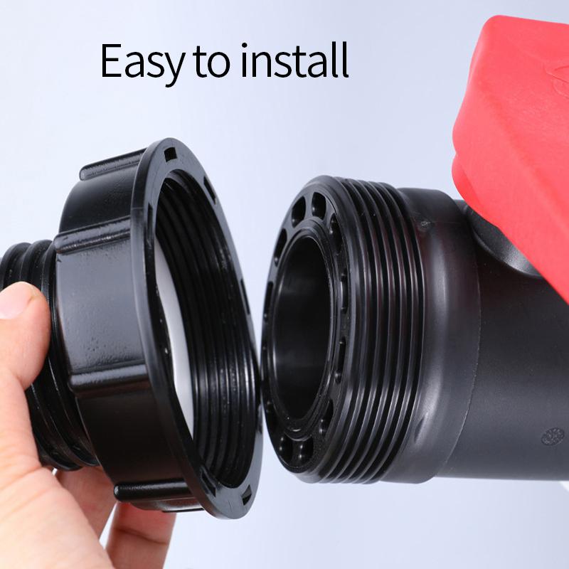 IBC Tank Adapter Ton Bucket Valve Joint Adapter Ton Barrel Valve Fitting Water Tank Adapter Thread Valve Bucket Accessories