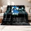 Amaranthe Customizable name outdoor blanket soft cozy and warm Multi-purpose office blanket outdoor camping and travel blanket all-season multi-purpos