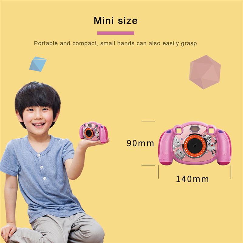 KC501 Мини Цифровая Камера 2 Дюйма Мультяшная Камера Игрушка Детский Подарок На День — фото 2
