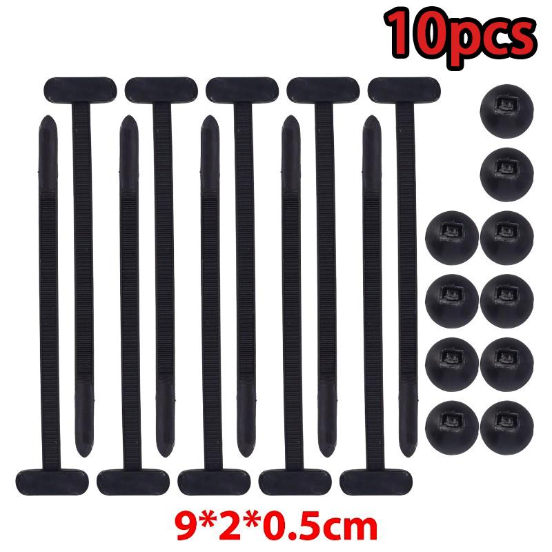 

Universal Cable Tie Buckle-Heavy Duty Zip Ties Holder With Pin & Button Design Plastic Cable Ties Tool Fasteners Car Body