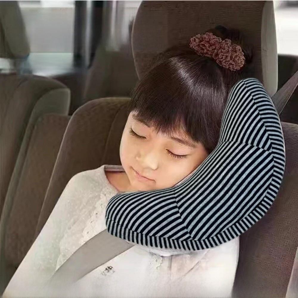 Adjustable Neck Support Pillow Stickable Travel Head Rest Kids Shoulder Pad  Car Travel