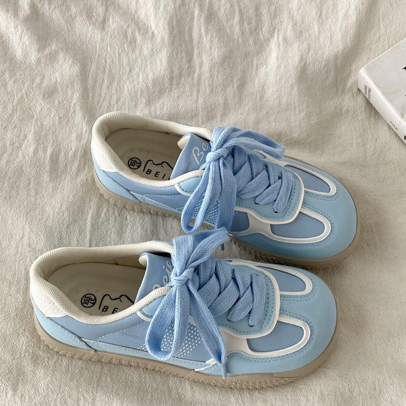 Pink Casual Sports Shoes Forrest Gump Little White Shoes Women's Spring 2025 New Niche Design German Training Board Shoes Women