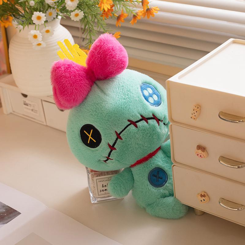 Hot Scrump Green Pink Plush Toy Soft Stuffed Cartoon Pillow Plushies Doll Boy Girl Room Decoration Birthday Gifts