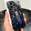 A-Attack On T-Titan Eren Yeager Soft Phone Case for iPhone 16 16E 17 Air 15 Pro Max 14 Plus 13 Mini 11 12 7 Black Cover Back She