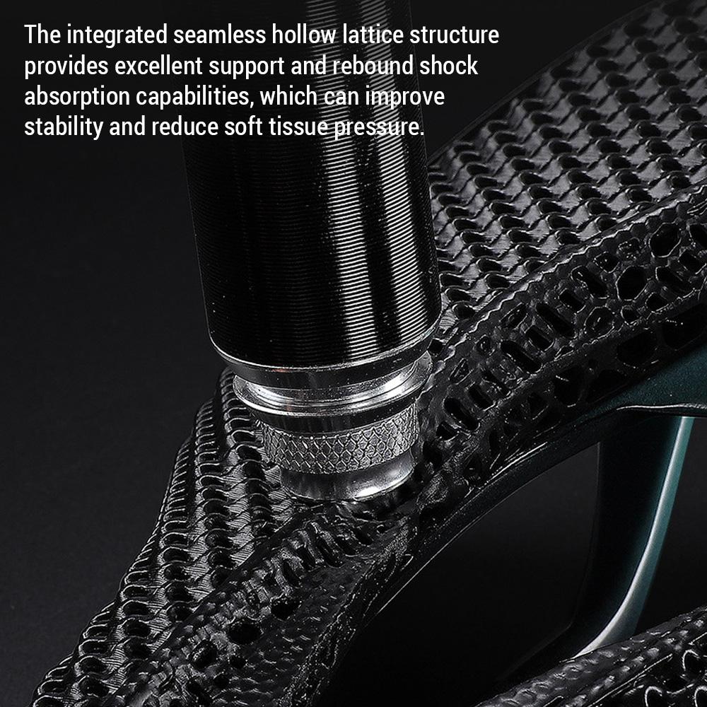 Carbon Fiber 3D Printed Bicycle Saddle Breathable Bike Saddle Ultralight Road Bike Seat