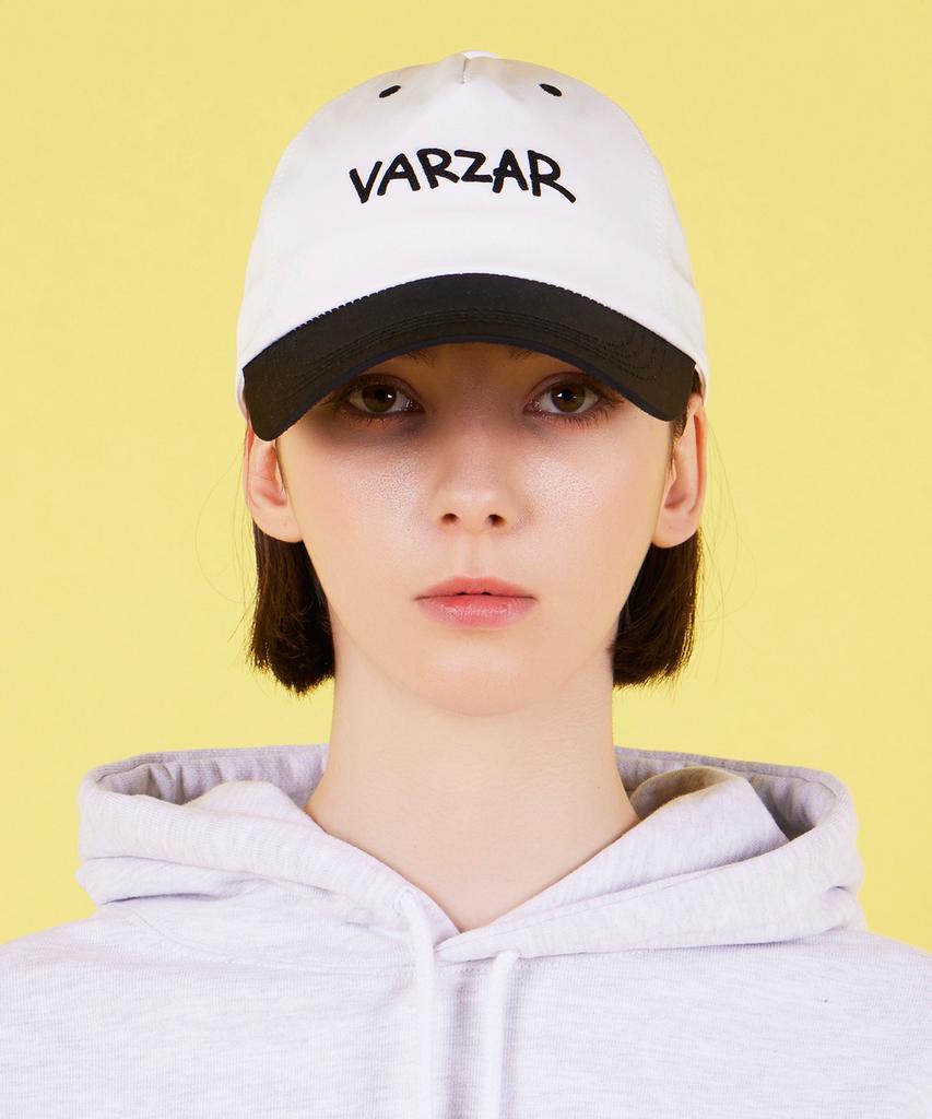 Bajal Scribble Two-Tone 5-Panel Cap White/Black