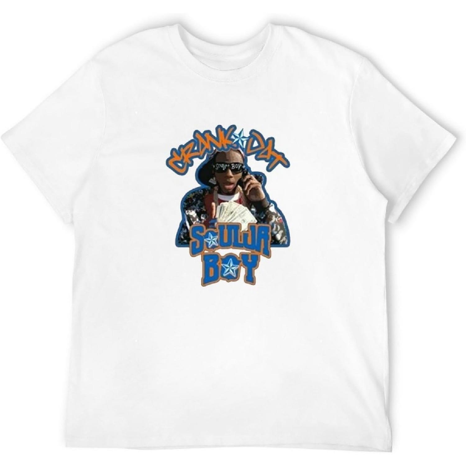 Men s Soulja Boy Crank Dat Hip Hop Rap T Shirt White S