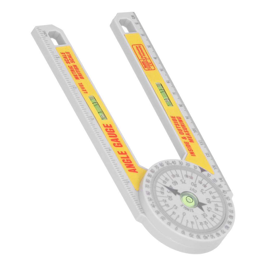 Miter Saw Protractor Angle Finder Gauge Carpenter"s Ruler Woodworking Cutting Positioner