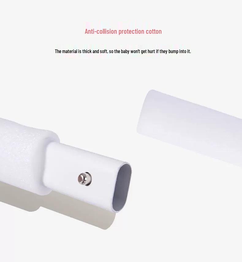 3-Sided Baby Bed Guardrail with Vertical Lifting for Safety & Anti-Collision