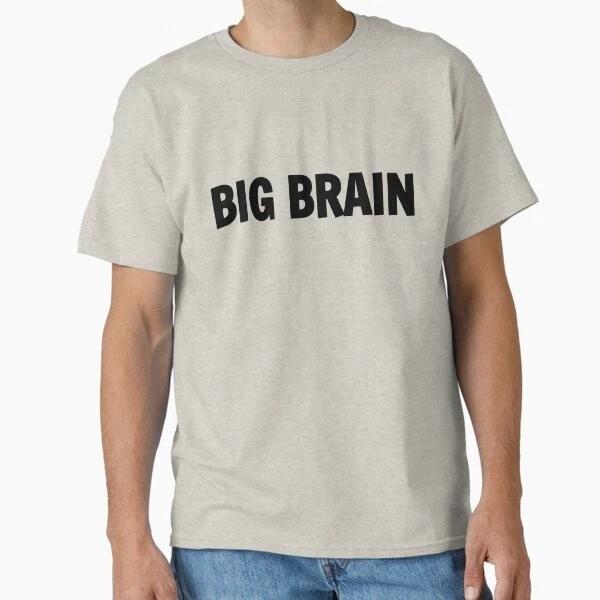 

BIG BRAIN Классическая футболка Футболка Сделано в США/Австралии Размер S-2XL XL