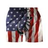 Herren Strandshorts USA Flagge 3D Druck Lustige Tiere Grafik Surfing Boardshorts Lässige Sommerferien Sportshorts Badeshorts Jungen