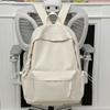 Schoolbag New Japanese Simple College Student Versatile School Bag Junior High School Student Large Capacity Solid Color Leisure Travel Backpack