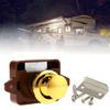 Lock Button Catch Lock Push Zinc Alloy 26mm Cabinet Camper Cupboard Door Latch Knob Button Catch Lock High Quality