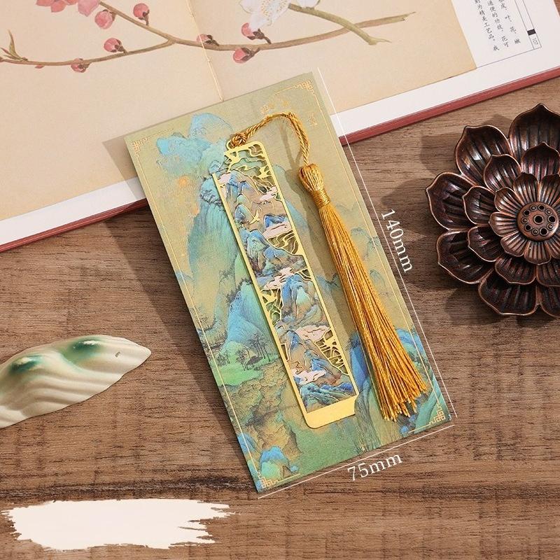 Elegant Laser-Cut Lotus Metal Bookmark Hollow Flower Page Clip for Readers Cultural Gift for Teachers Students Book Reading Tab