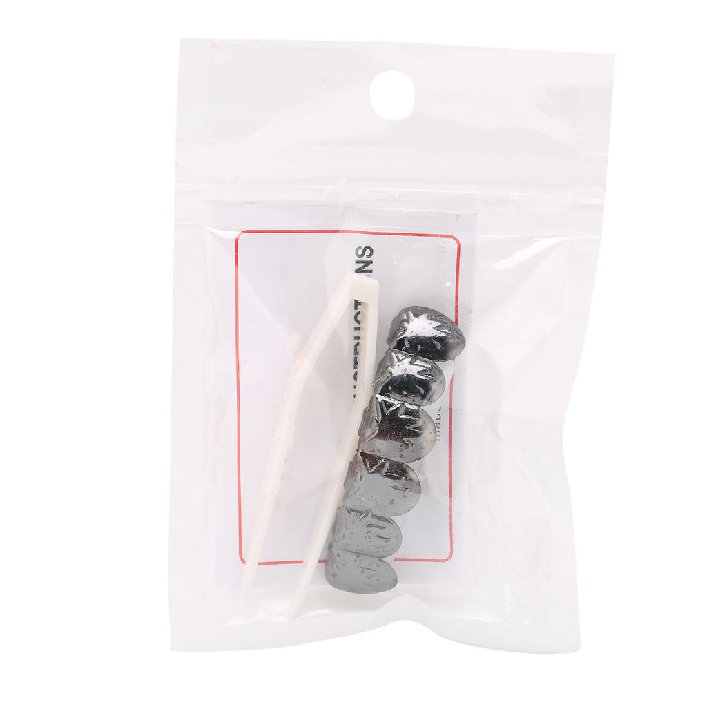 18K Plated Hip Hop Teeth Upper Teeth False Tooth Halloween Festival Tooth Decoration