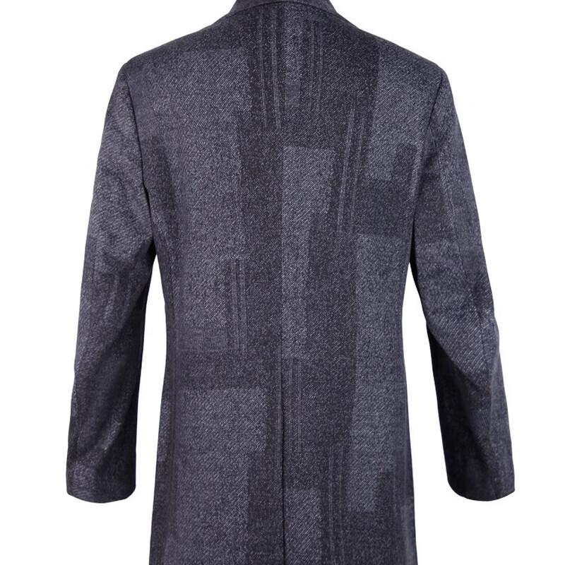 TRiES Men's Slim-Fit Knitted Mid-Length Coat