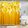Colorful Rainbow Stripes Printed Shower Curtain Sparkling Diamond Bathroom Curtain With Hook Waterproof Polyester Bath Screen