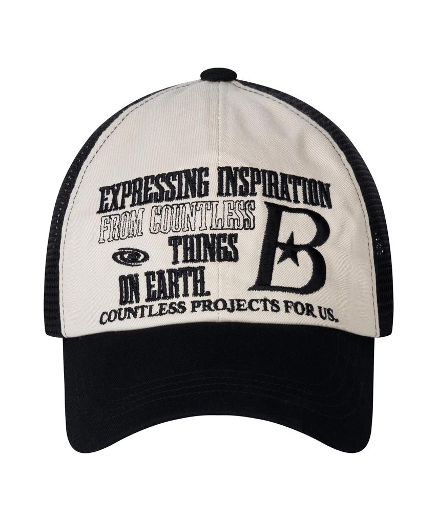 BAUF B Logo Mesh Ball Cap [Black]