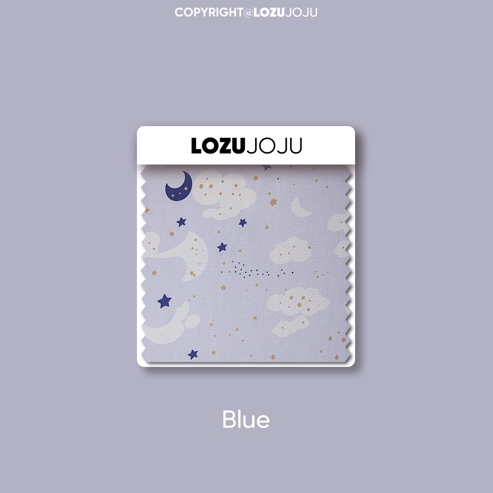 

1 шт LOZUJOJU 70-80% затемняющие шторы с рисунком ночного неба для спальни, гостиной, домашнего декора W100cm x L130cm синий