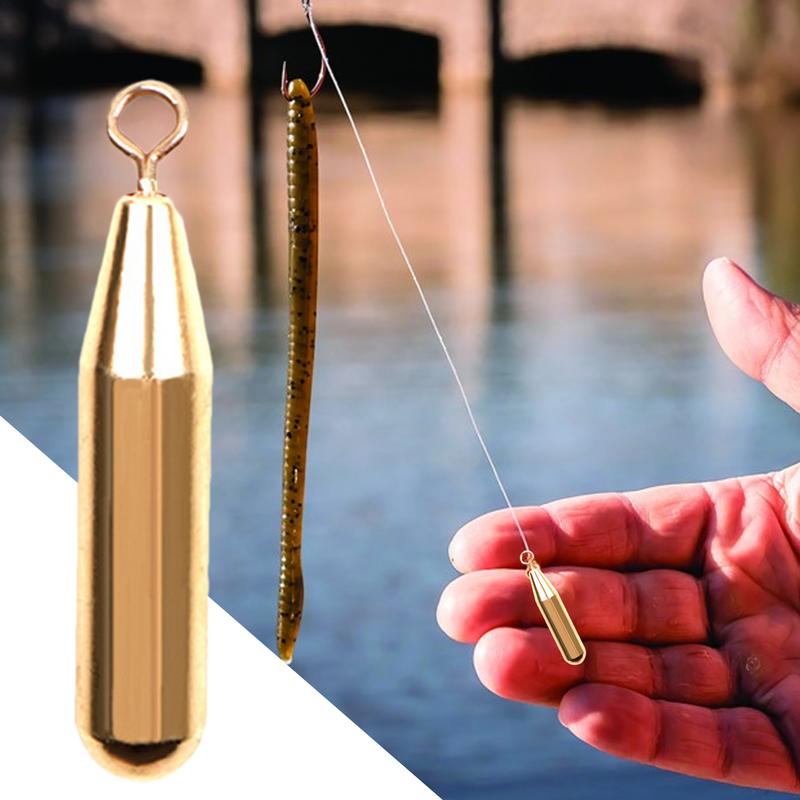 Fishing Weight 10PCS Water Drop Sinkers 1.8g 3.5g 5g 7g 10g Tube Bullet Plumb Pendant Metal Jig Sast Sea Tackle Kit outdoor Tool