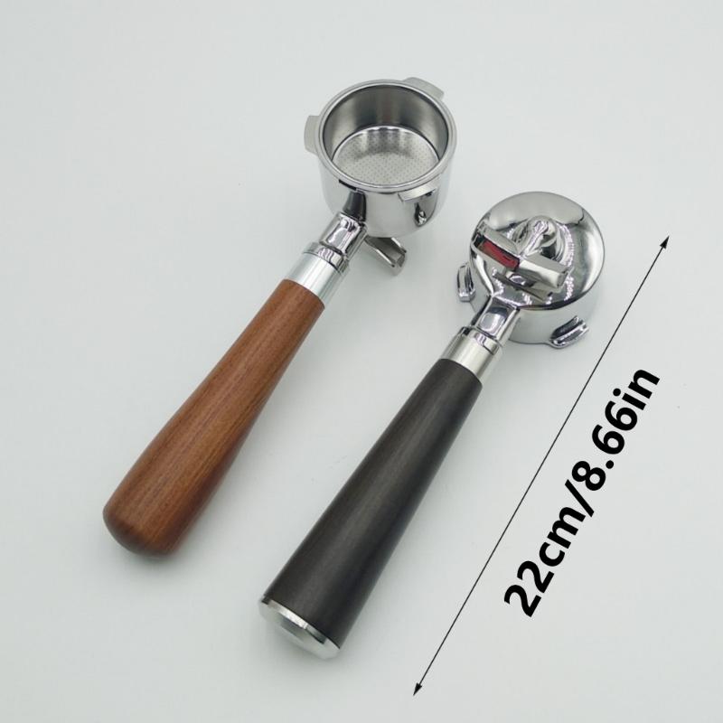 51mm Portafilter with Base for Coffee Machines Portable Espresso Filter Basket for Home and Professional Brewing