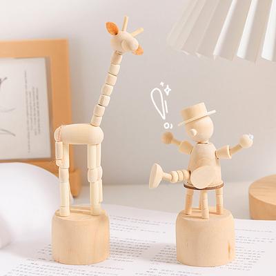 Cute Dancing Puppet Ornament Series Kawaii Animal Ornaments Bedroom Desktop Ornaments Birthday Gifts for Children