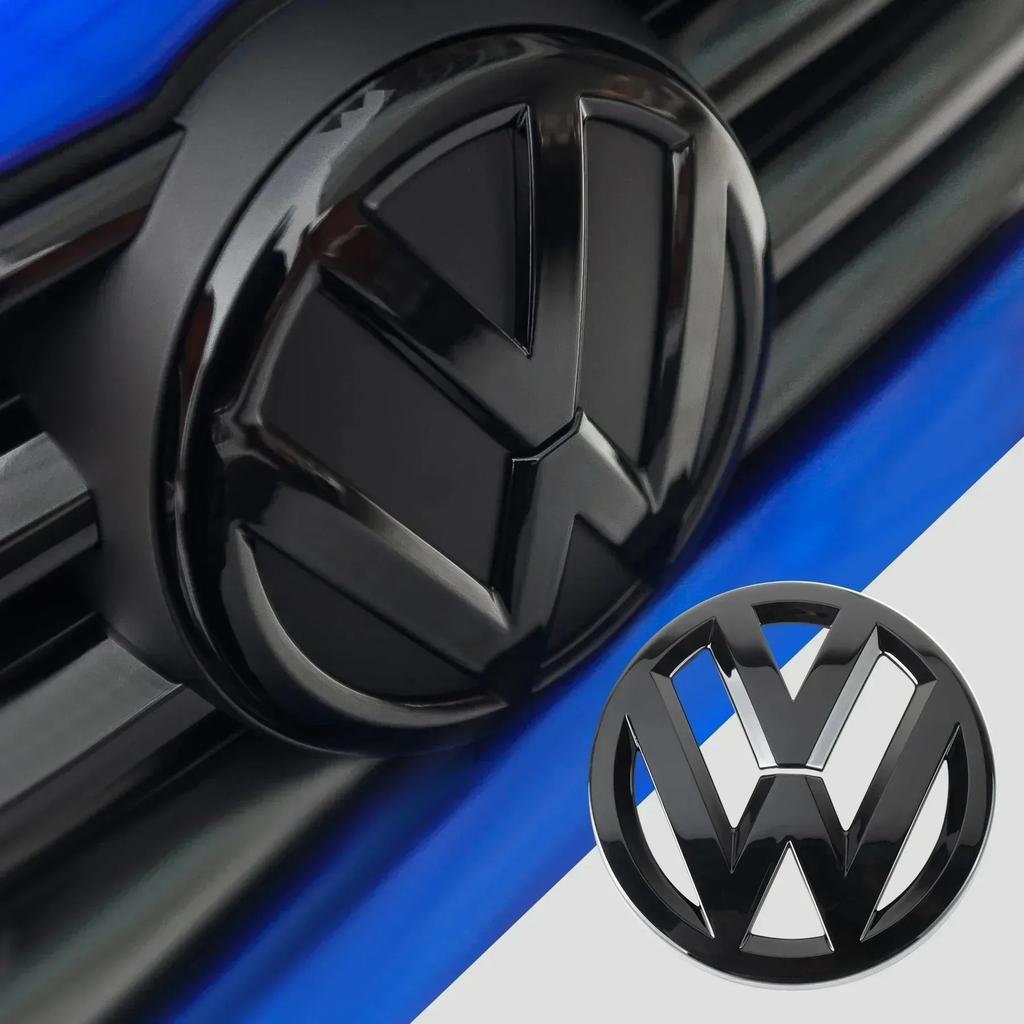 Rsq1 2Pcs Not Affect ACC Car Front Grille Emblem Rear Trunk Lid Cover For Volkswagen VW Tiguan 2017 2018 2019 2020 Auto Accessories