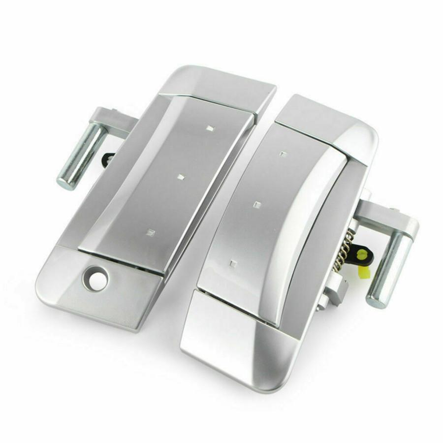 1 pár Pro Nissan 350Z 2003-2009 Levý Pravý Vnější Vnější Klika Přední Řidič Spolujezdec Vnější Kliky Pouze Levostranné Řízení Stříbrná