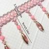 12m Crystal Bead Pendant Tassel Fringe Lace Trim Edge DIY Upholstery Curtain Ribbon  Sewing Curtain Accessorie Lace Decoration