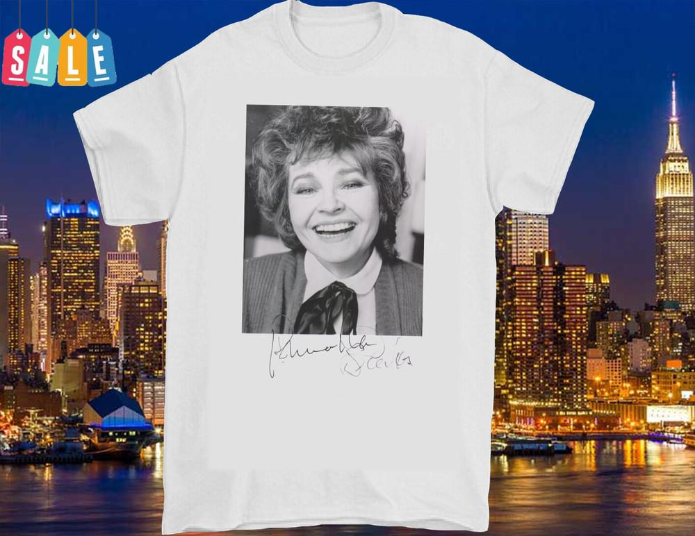 T Shirt White Prunella Scales T Shirt S-5XL 1932-2025 Cotton Unisex T-Shirt XXXXL