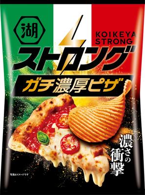 Koikeya Strong Potato Chips Real Rich Pizza 52g X 12 Bags