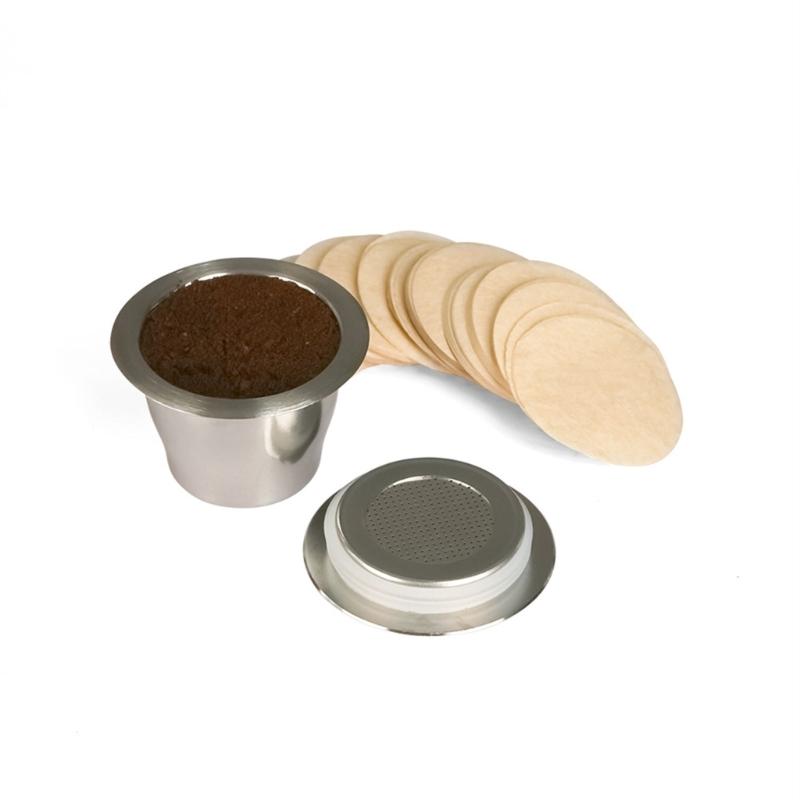 Stainless Steel Coffee Cup Accessory Filter Sheets Coffee Powder Dosing Rings for Effective Extraction Efficiency