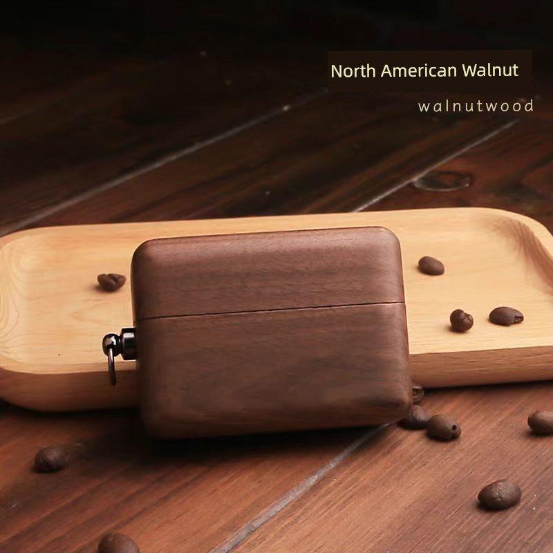 

Freebuds Pro3/Freebuds Pro2 Generation Headphone Case Freebuds Pro Classy Solid Wood Texture Plate Earphone Case Freeclip Solid Wood Earphone Sleeves Huawei freebuds pro3/pro4 [Walnut]]