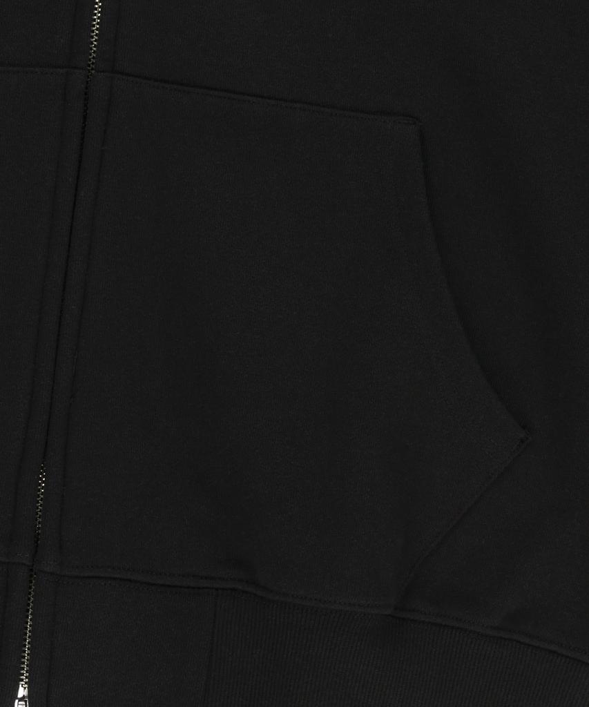 Brownbreath Tag Camo Block Hood Zip Up - Black
