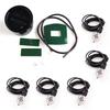 12V Air Pressure Gauge Car Motorcycle Air PSI Meter 60mm 2.5inch Turbo Boost Gauge Controller 5pcs 1/8NPT Electrical Sensors