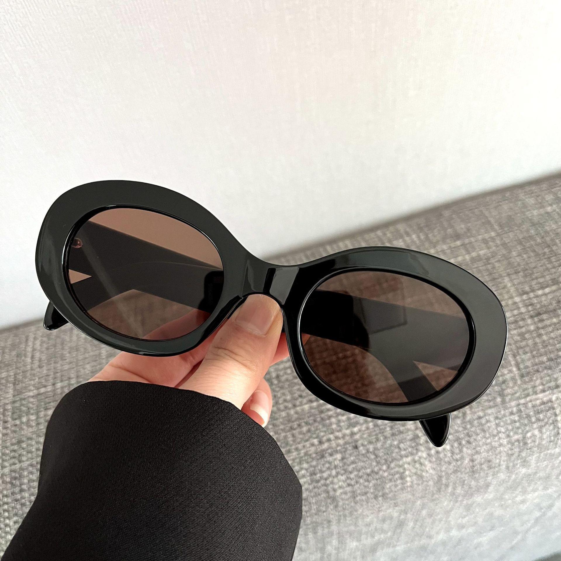 

Поляризованные овальные солнцезащитные очки женские ретро-индивидуальные уличные солнцезащитные очки мужские