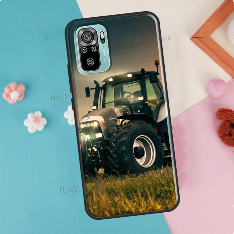 

Чехол для сельскохозяйственного автомобиля и трактора для Xiaomi Redmi Note 10 9 8 Pro 9S 8T, мягкий чехол для Redmi 9 9A 9C 9T 8A K40 Funda Redmi K40 (K40 Pro)