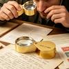 30x Portable Waterproof Seniors Reading Magnifying Glass Foldable Magnifying Glass For Jewelers Collector Appraiser Philatelist