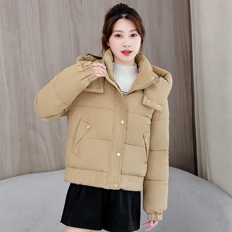 Women’s Short Hooded Windproof Thicken Warm Winter Jacket