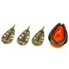 Baits Pods Dispenser Casting Feeder Fishing Baits Feeder Tool with Quick Realease Mould Fishing Accessories for Anglers