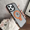 Magnetic Stand Suitable for IPhone16 Phone Case, Apple 15Promax, Two-color Shield Armor, Anti-slip Edge, Simple
