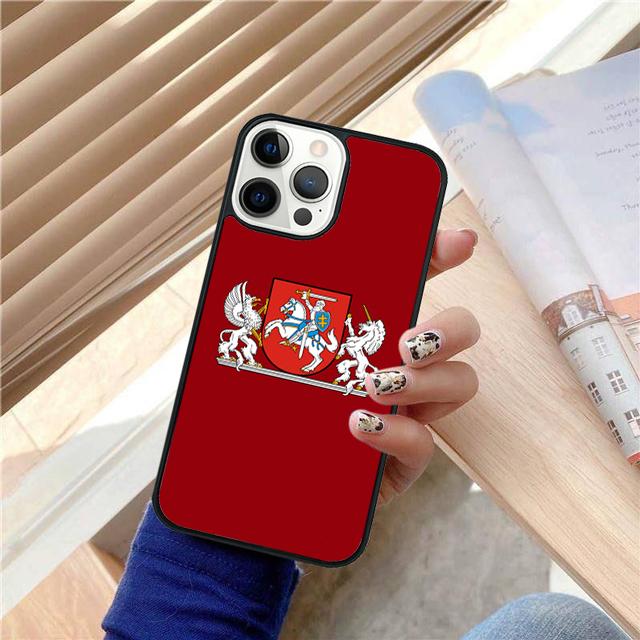 Lithuania Flag Phone Case Cover For iPhone 17 Air 16 15 14 13 12 Pro Max 11 Pro Max Plus Coque Shell