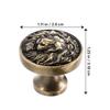 Head Pull Handle Zinc Alloy Drawer Knob Furniture Cabinet Hardware Wardrobe Door Handles Bookcase Shoe Cabinets
